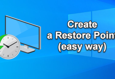 نحوه ایجاد نقطه بازیابی برای ویندوز (Restore Point)