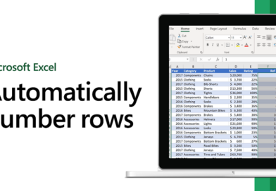  شماره گذاری ردیف ها در اکسل به صورت خودکار (اتوماتیک)