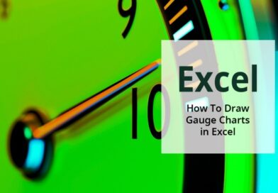رسم نمودار گَیج (GAUGE) در اکسل