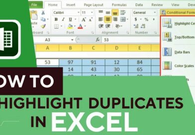 چگونه مقادیر تکراری را در اکسل پیدا کنید
