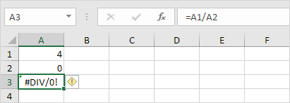 #DIV/0! خطا