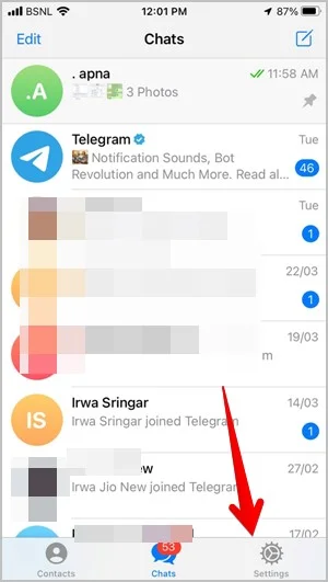 مراحل افزودن و تنظیم صدای پیام اختصاصی یک شخص یا گروه در تلگرام(Telegram)