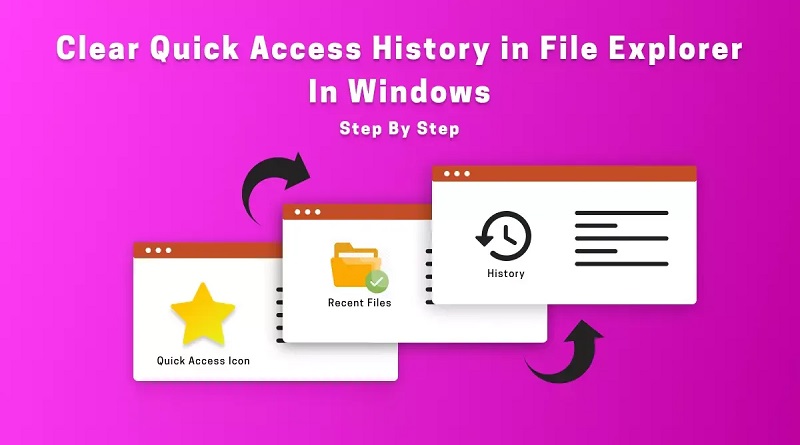 نحوه حذف تاریخچه دسترسی سریع (فایل های اخیرا مشاهده شده) در ویندوز 10/11