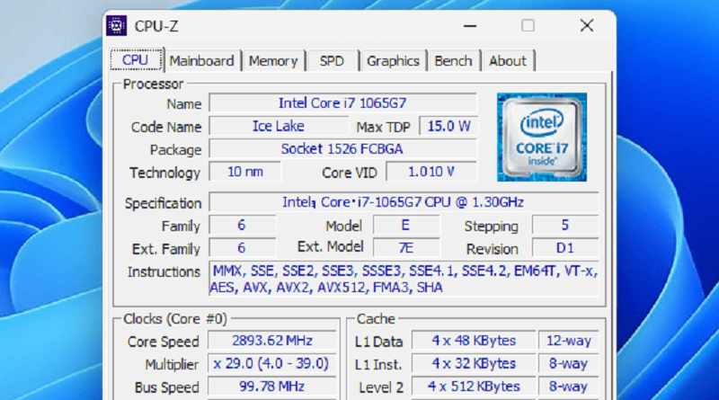 نحوه استفاده از CPU-Z برای بررسی اطلاعات مادربرد