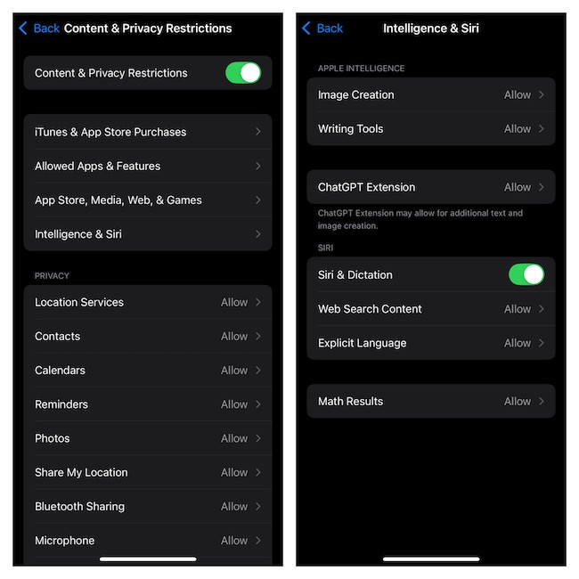 رفع مشکل کار نکردن Siri در آیفون
