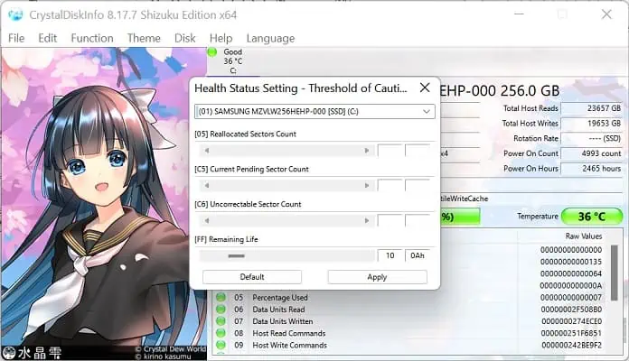 چگونه می‌توانم سلامت SSD را بررسی کنم؟