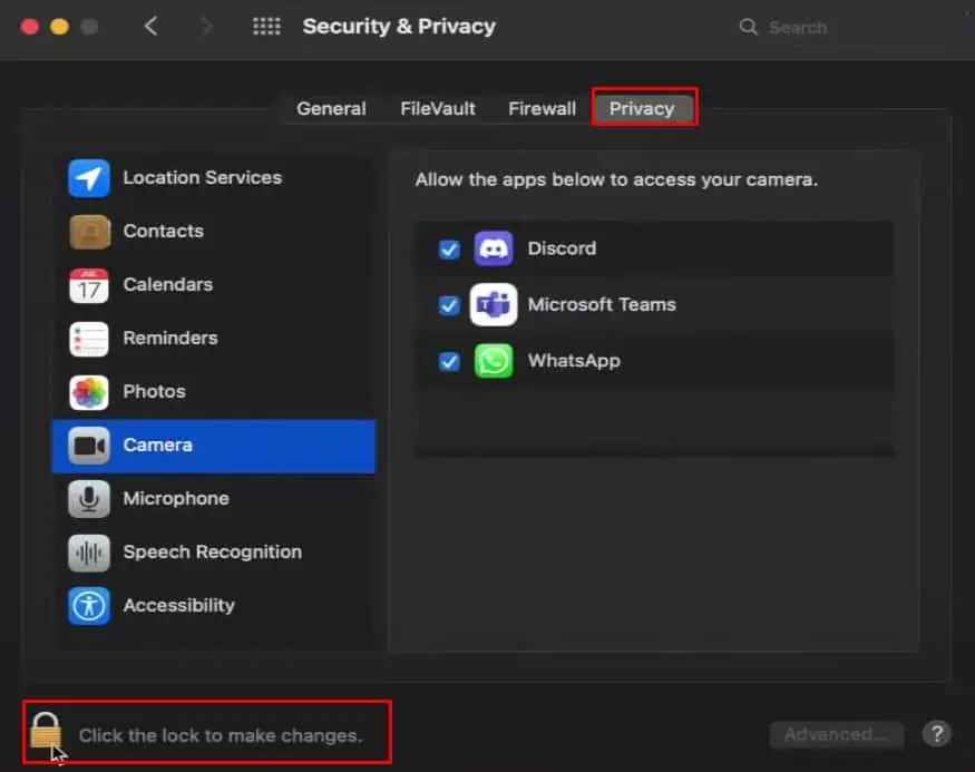 نحوه محدود کردن دسترسی وب‌سایت‌ها به وب‌کم(webcam) و میکروفون(microphone) در macOS