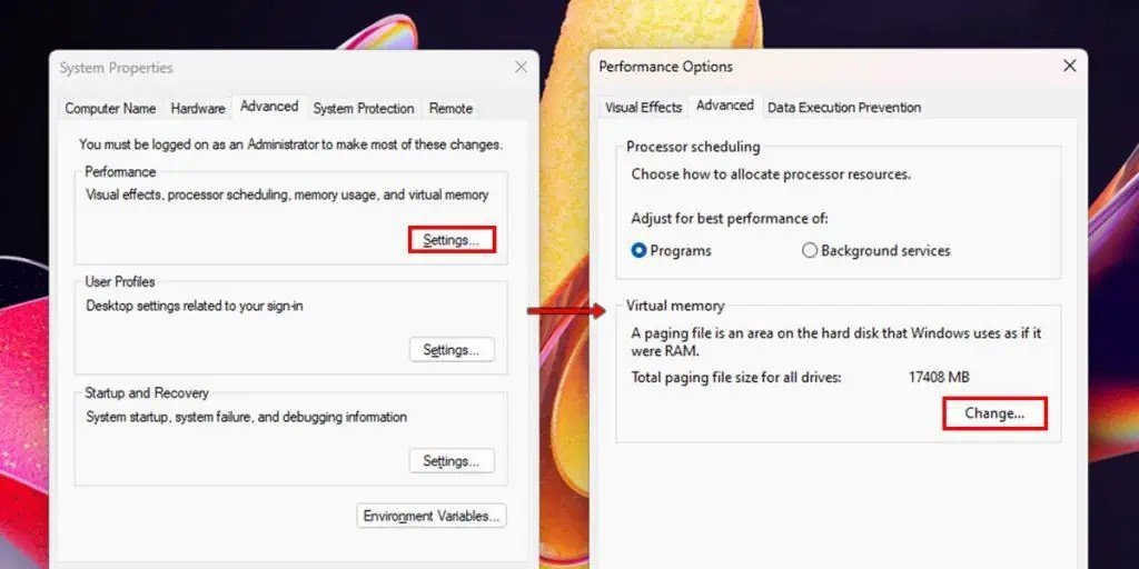 چقدر باید حافظه مجازی(Virtual memory) تنظیم کنم؟
