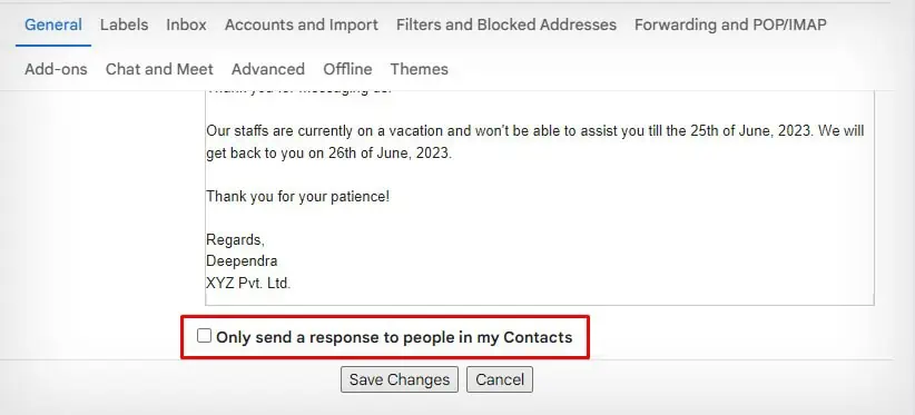 نحوه خودکارسازی پاسخ‌های ایمیل در جیمیل(Gmail) با استفاده از پاسخگوی تعطیلات(Vacation Responder)
