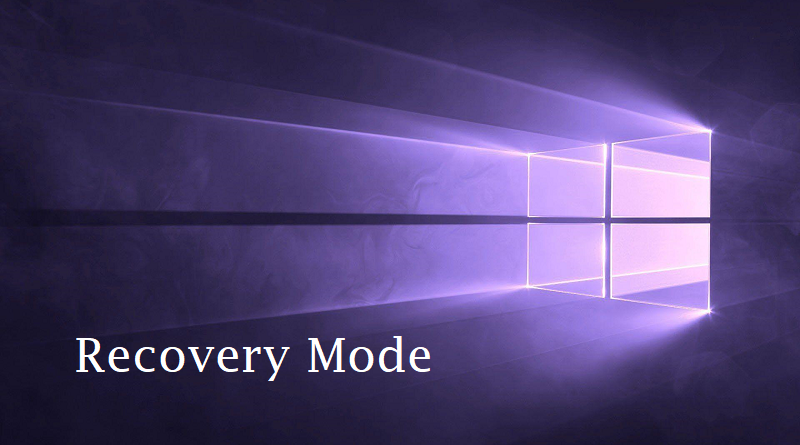 چگونه در ویندوز 10 از بوت به Recovery Mode وارد شویم؟