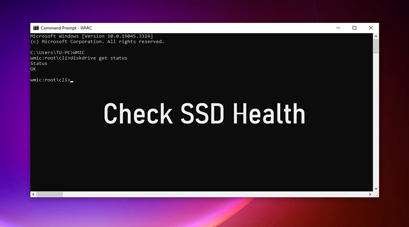 چگونه می‌توانم سلامت SSD را بررسی کنم؟