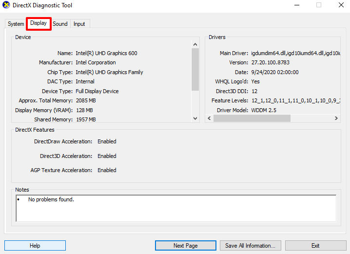 نحوه بررسی نوع و مشخصات کارت گرافیک (GPU) در ویندوز 10