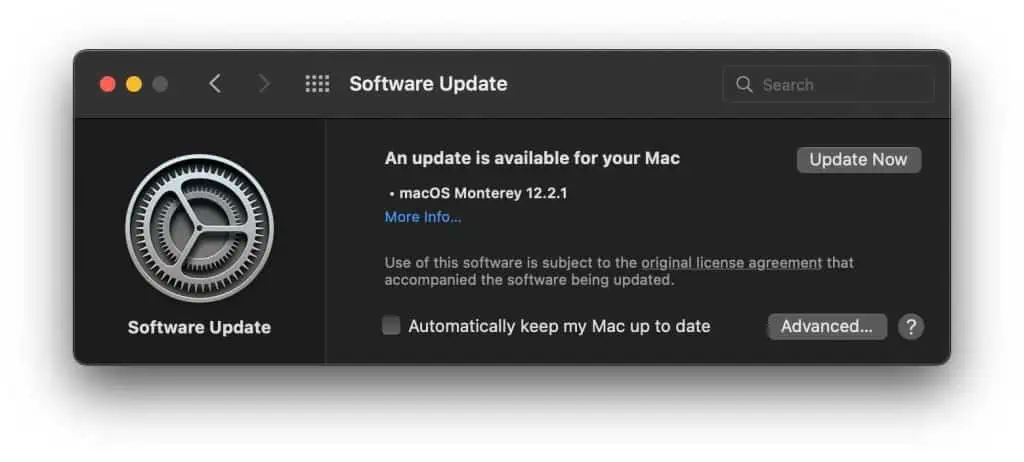 به‌روزرسانی میان‌افزار(Firmware) در macOS
