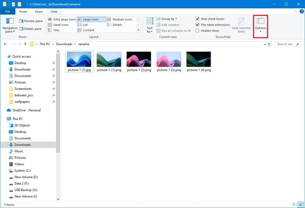 غیرفعال کردن تصاویر بندانگشتی (thumbnails) فایلها