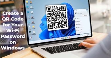 نحوه اشتراک‌گذاری رمز عبور وای‌فای به صورت کد QR در ویندوز 11