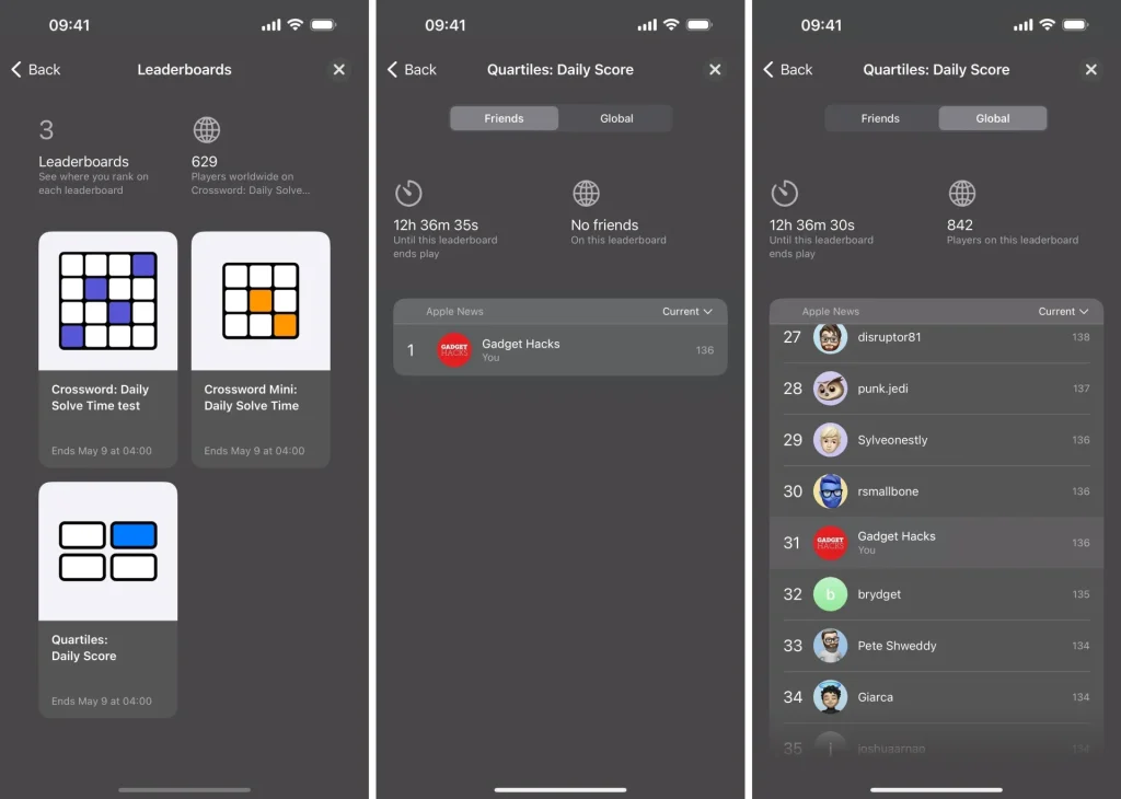 بازی فکری جدید به نام Quartiles برای iOS