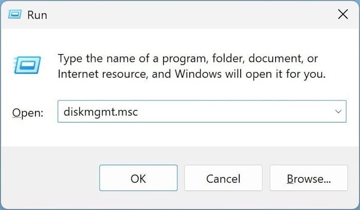 باز کردن مدیریت دیسک (Disk Management) در ویندوز ۱۱