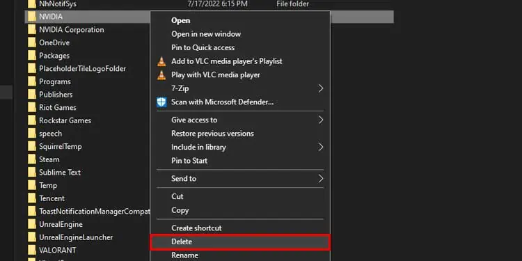 نحوه حذف درایورهای NVIDIA در ویندوز