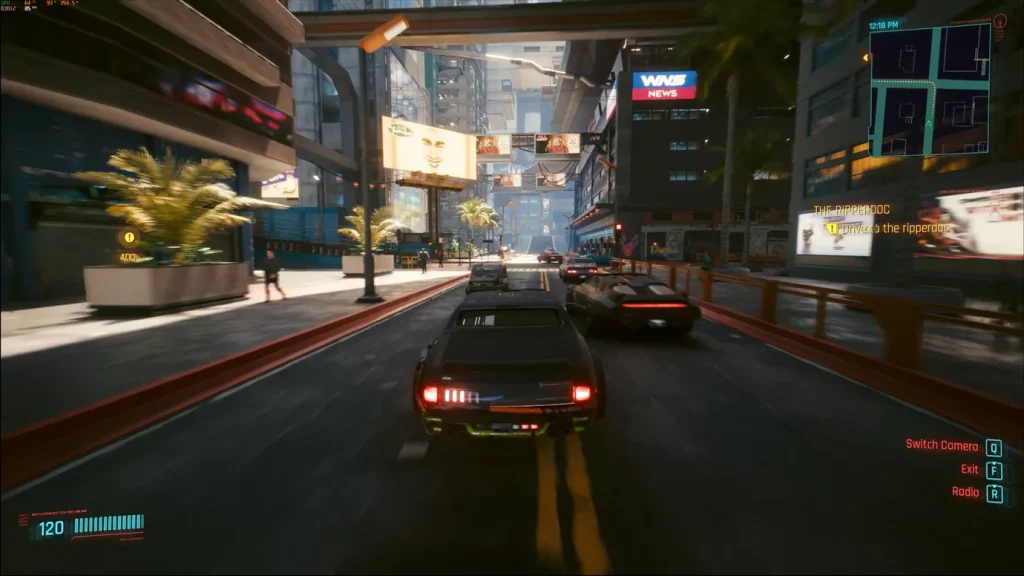 ۳۸۴۰x۲۱۶۰، کیفیت بالا، Psycho RT، کیفیت DLSS 3 (فریم تولید شده)