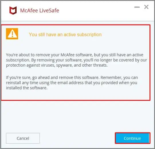 نحوه حذف McAfee از ویندوز ۱۱