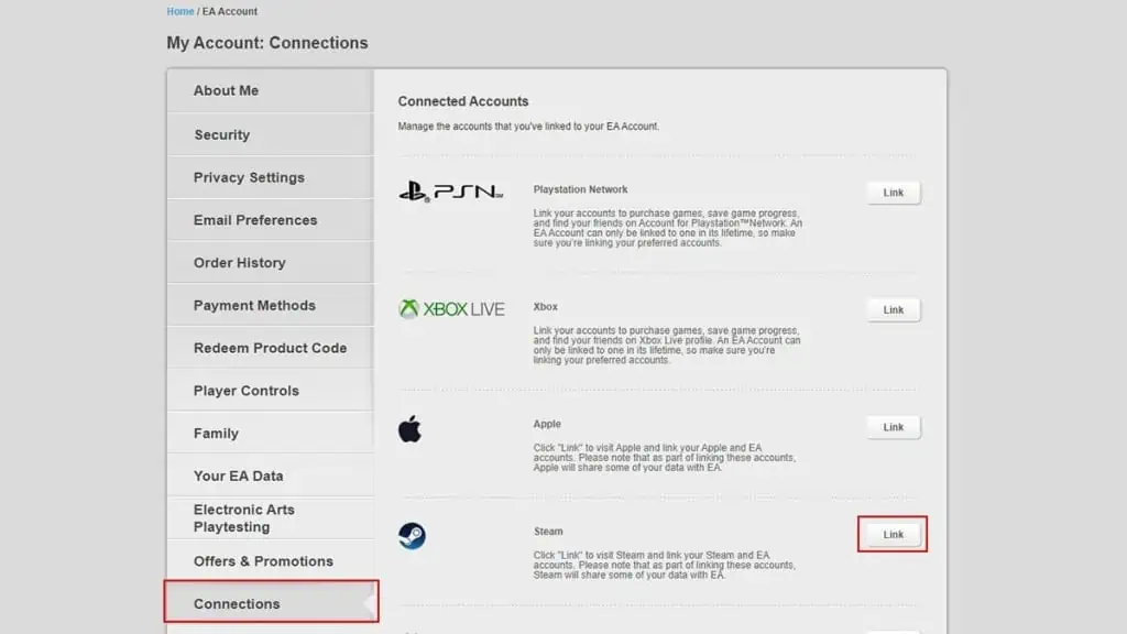 چگونه حساب EA را به Steam متصل کنیم؟