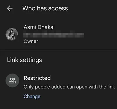 مدیریت دسترسی در گوگل درایو (Google Drive)
