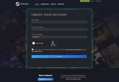چگونه یک حساب کاربری Steam بسازیم؟