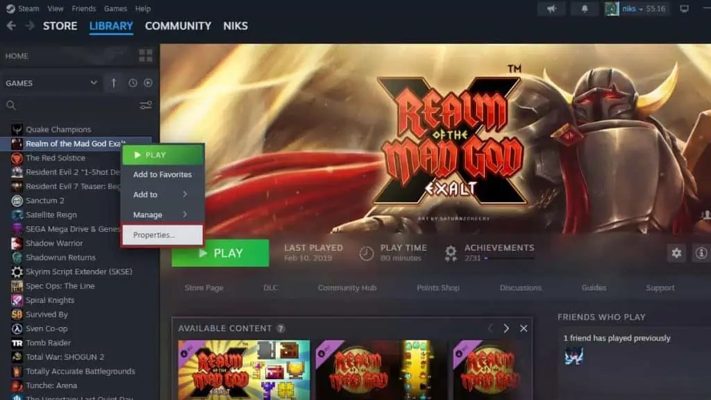 چگونه بازیها را در استیم (steam) بهروزرسانی کنیم؟