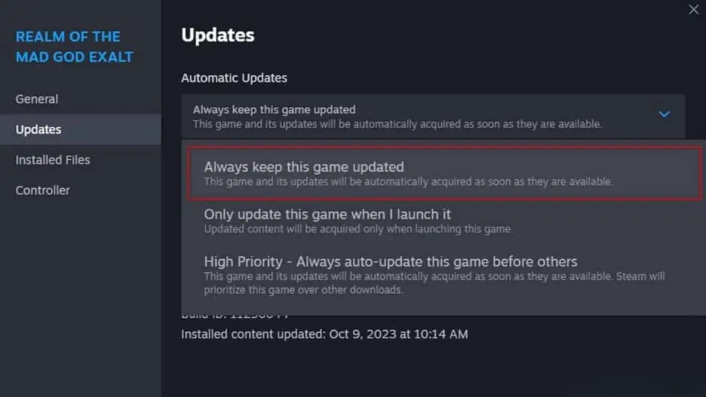چگونه بازیها را در استیم (steam) بهروزرسانی کنیم؟