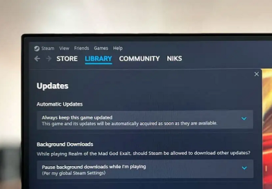 چگونه بازی‌ها را در استیم (steam) به‌روزرسانی کنیم؟