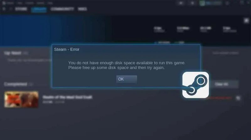رفع خطای Not Enough Disk Space در Steam؛ با این 7 روش مشکل را سریع حل کنید.