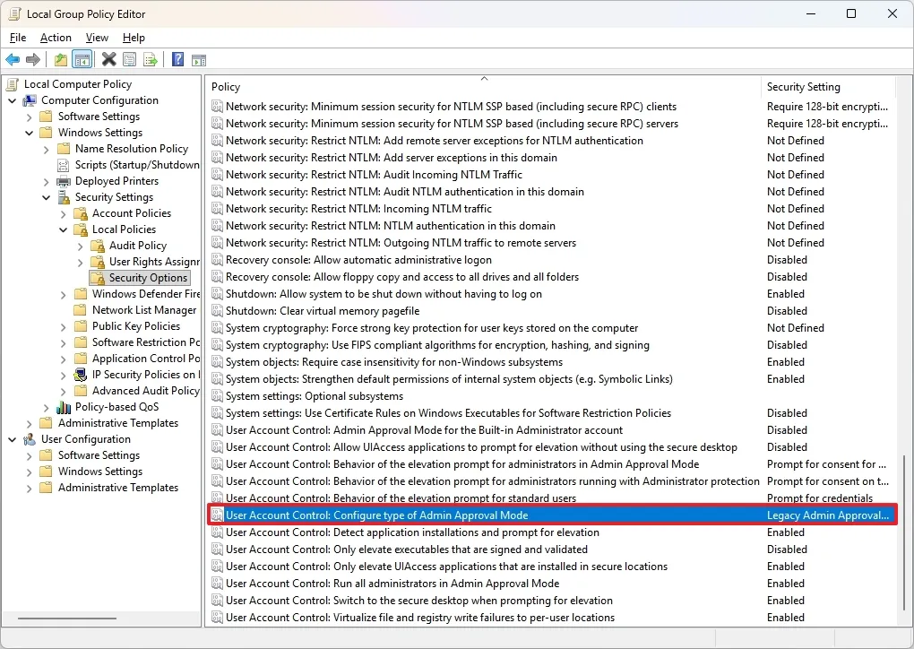 نحوه پیکربندی محافظت از مدیر با استفاده از Group Policy در ویندوز 11