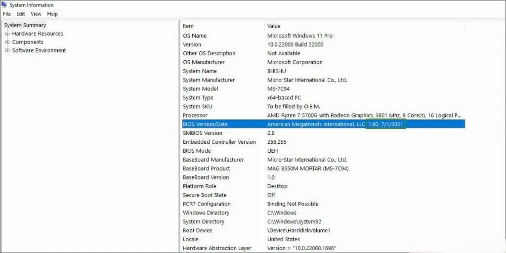 دانلود فایل آپدیت بایوس (BIOS)