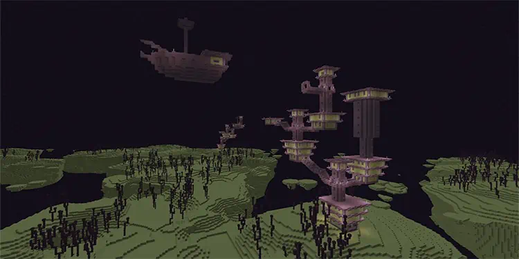 بازدید از End City و گرفتن Elytra