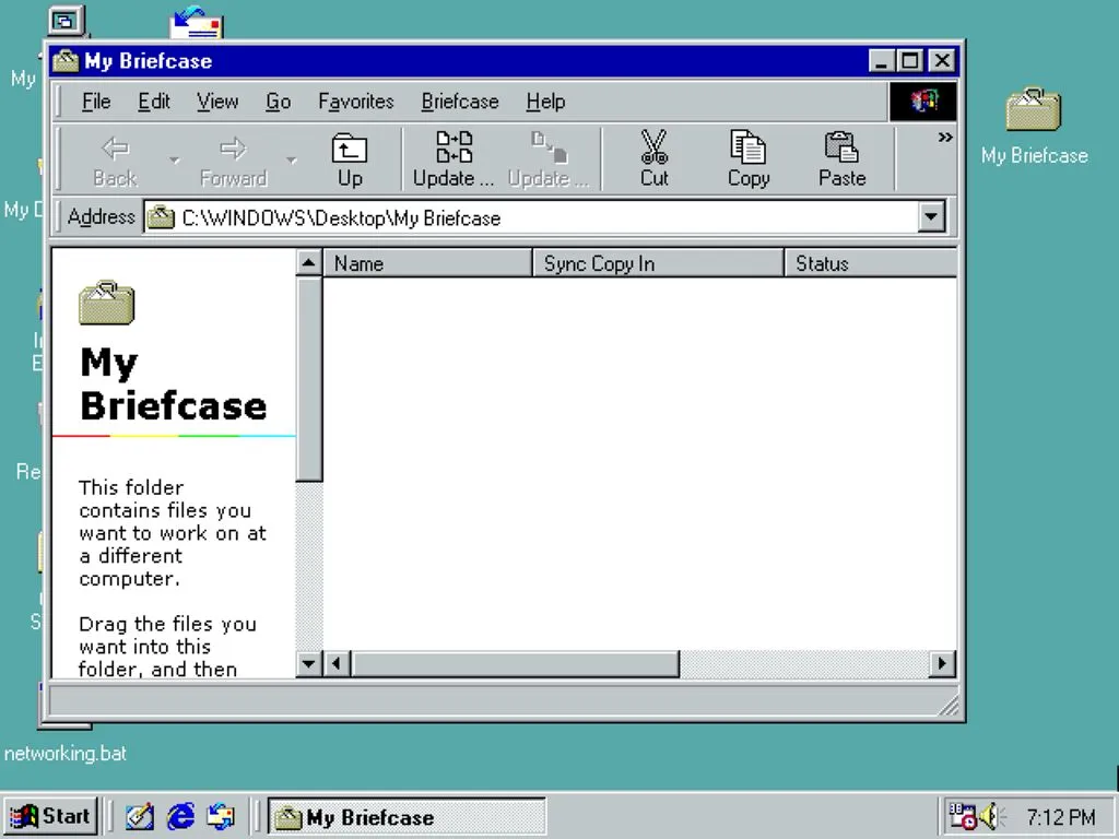 پوشه Briefcase: ویژگی همگامسازی ابری اصلی