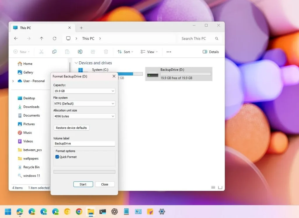 برنامهی Format بیش از ۳۰ سال است که از یک کد یکسان استفاده میکند