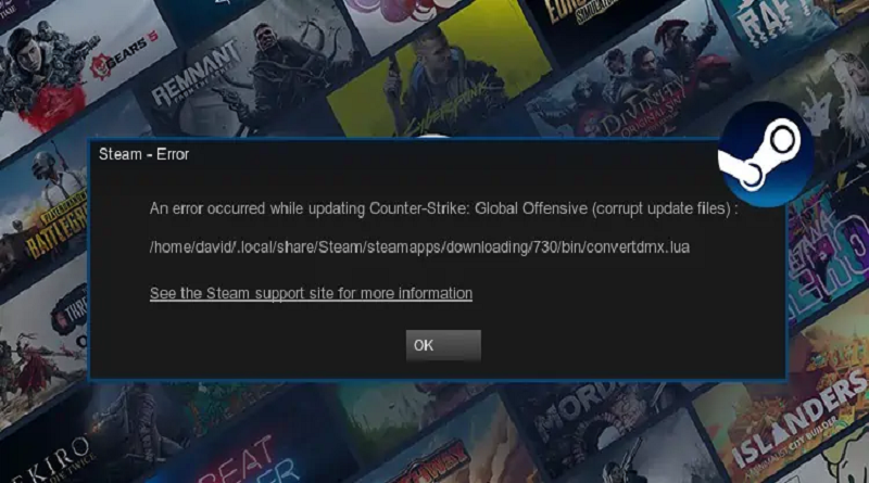 رفع خطای Steam Corrupt Update Files در ویندوز