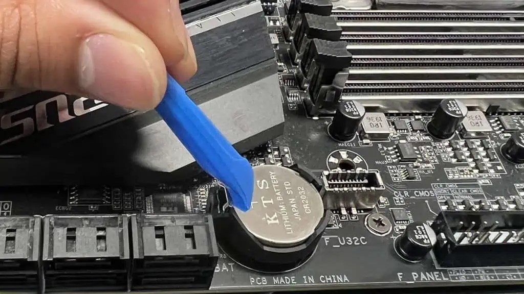 ریست BIOS از طریق Clear CMOS