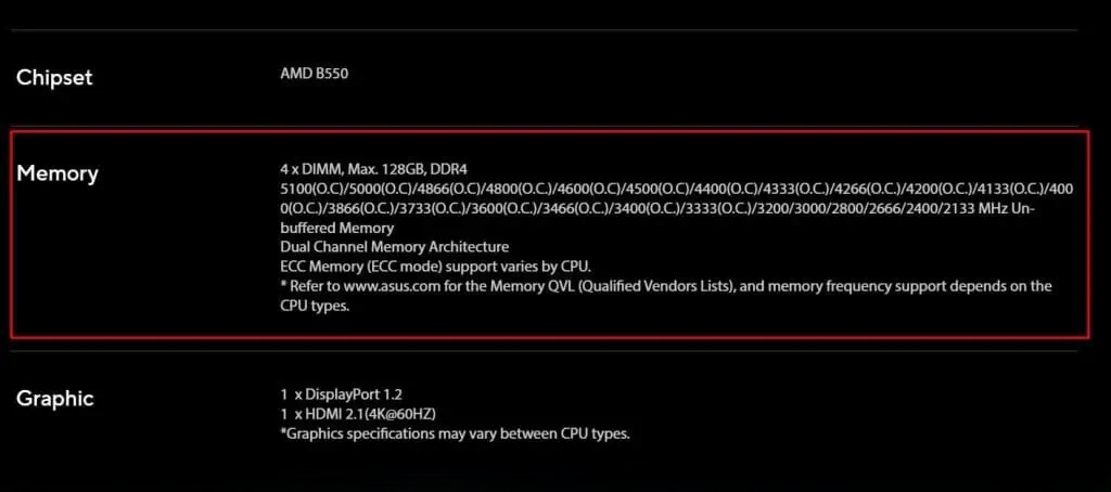 مشخصات مادربرد را بررسی کنید
