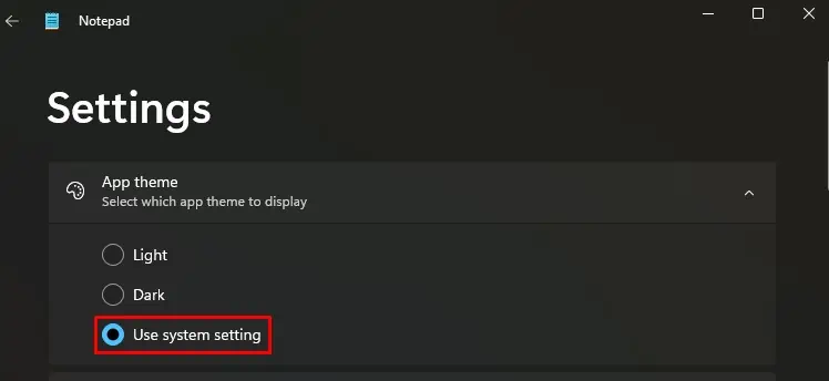 استفاده از تنظیمات حالت تاریک (Dark Mode)