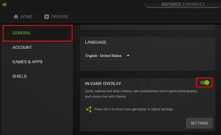 غیرفعال کردن NVIDIA Overlay در GeForce Experience
