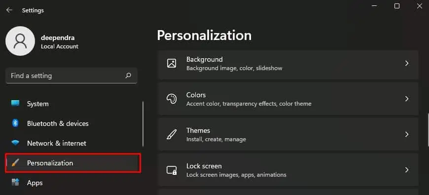 استفاده از تنظیمات حالت تاریک (Dark Mode)